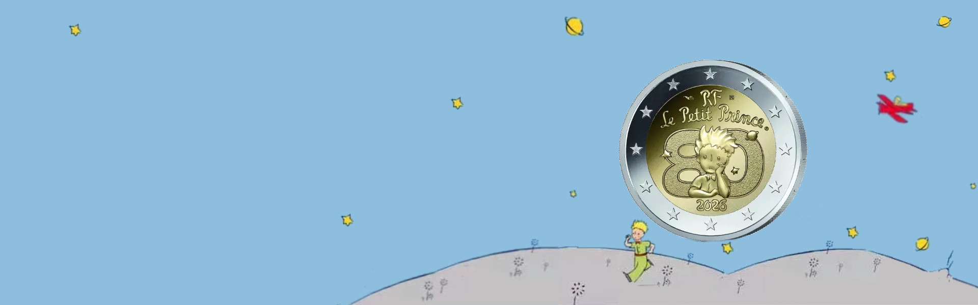 2 euros France 2026 - Le Petit Prince